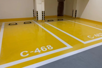 中山道路車位劃線